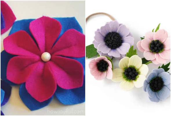 Ponto Caseado Perfeito: O Segredo das Flores de Feltro Impecáveis