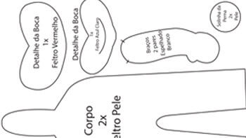 Moldes de Feltro Patati Patatá: Dicas e Apostilas Digitais para Artesãos