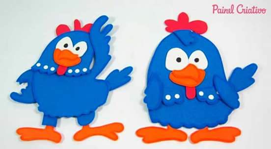 Top 10 Ideias de Lembrancinhas da Galinha Pintadinha em EVA