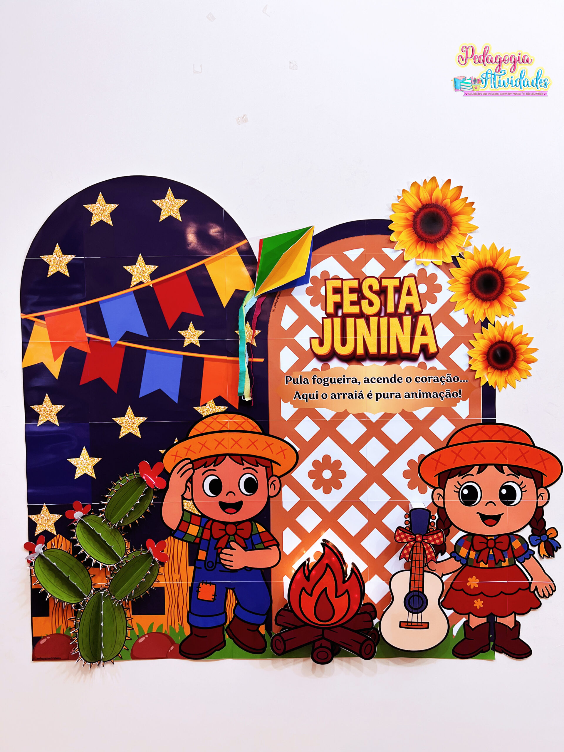 Decoração com balões juninos: moldes e inspirações