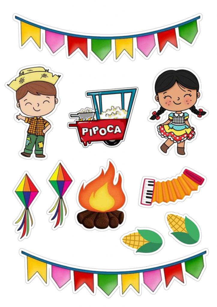 Decoração com balões juninos: moldes e inspirações