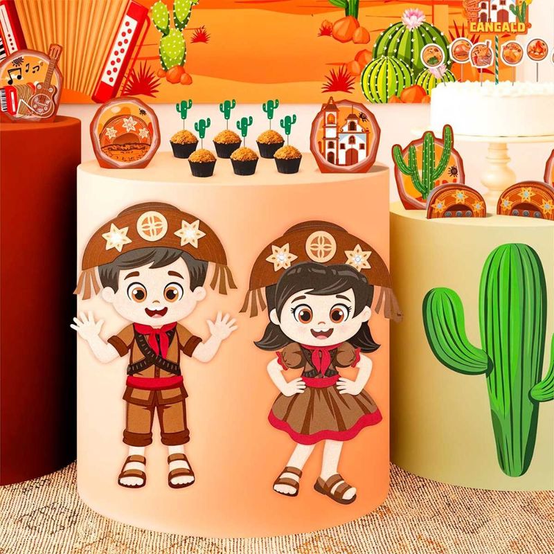 Montando o casal de caipiras perfeito para sua festa