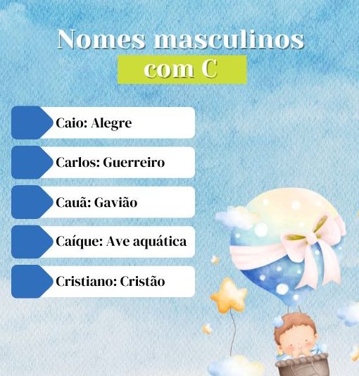 erros comuns ao escolher nome de bebê com c