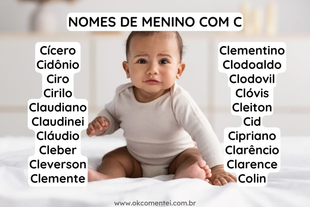nome de bebê com a letra c