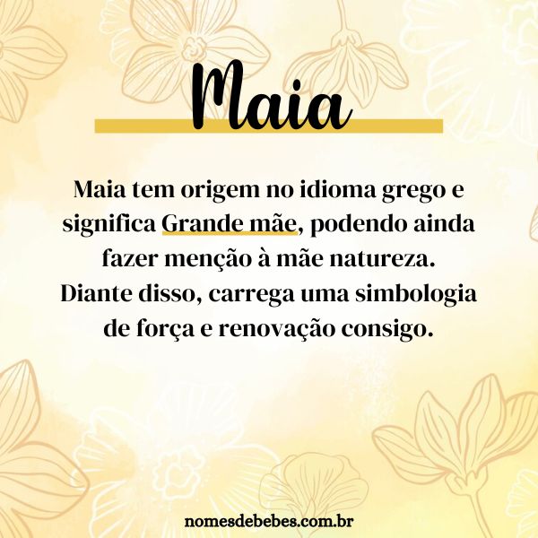 nome feminino com a letra m