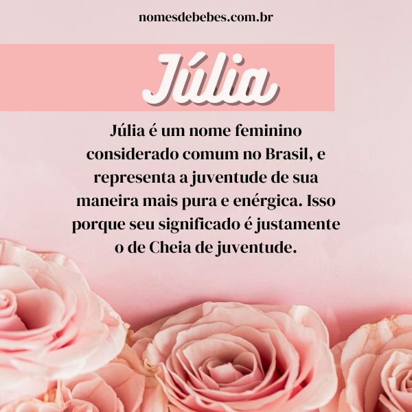nomes de meninas com j que terminam com a
