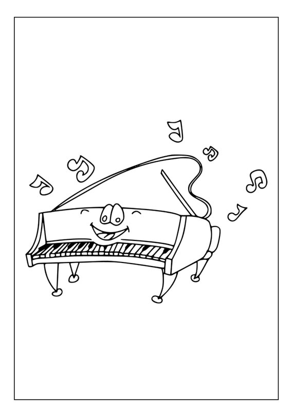 notas musicais para colorir vs instrumentos para colorir