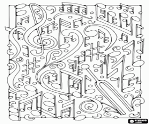 notas musicais para colorir vs instrumentos para colorir