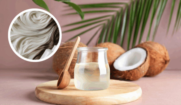 óleo de côco natural alisa o cabelo como usar