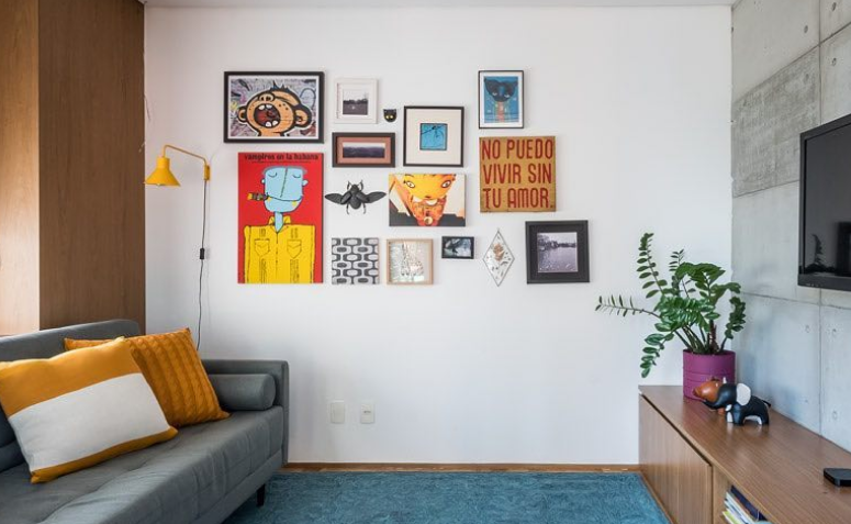 onde encontrar quadros para decoracao de apartamento pequeno
