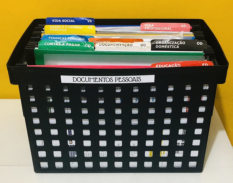 organizacao de documentos em casa