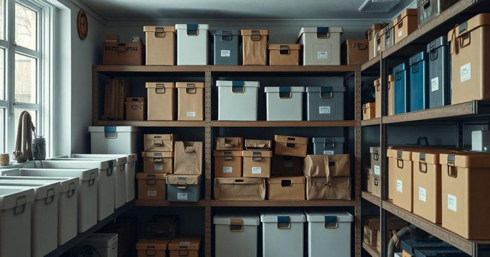 organizacao de produtos no box