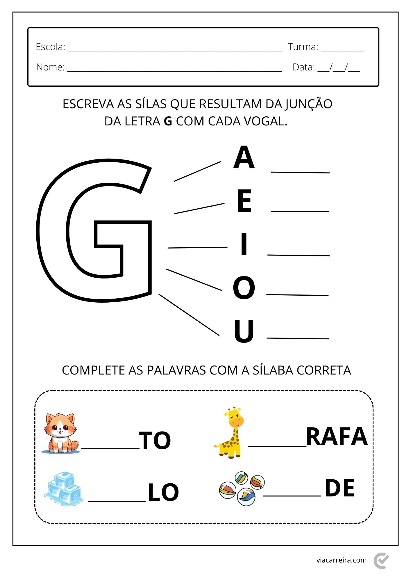 erros comuns ao escrever palavras com g