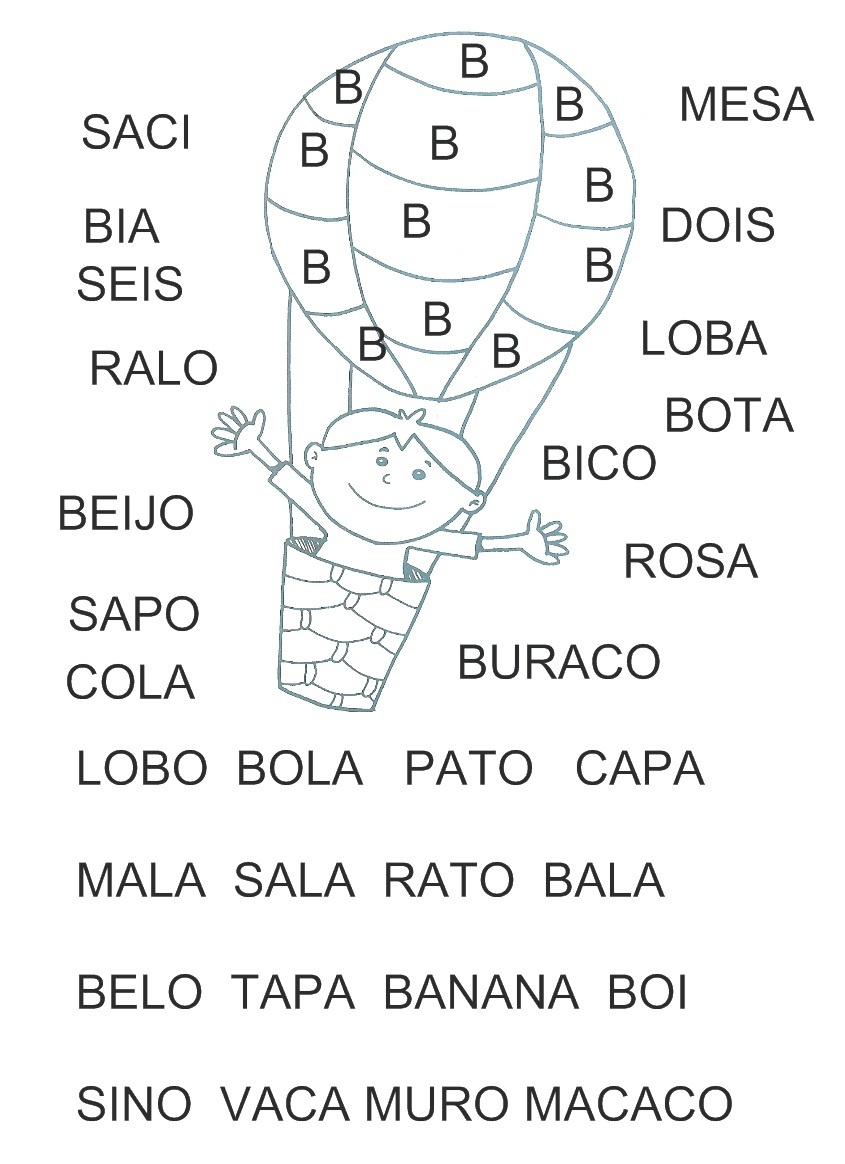 lista de objetos que começam com b