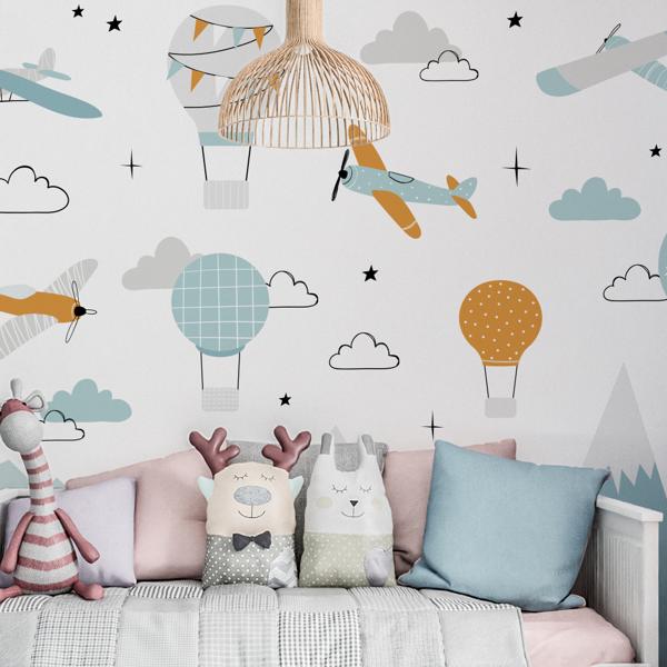 papel de parede infantil com animais