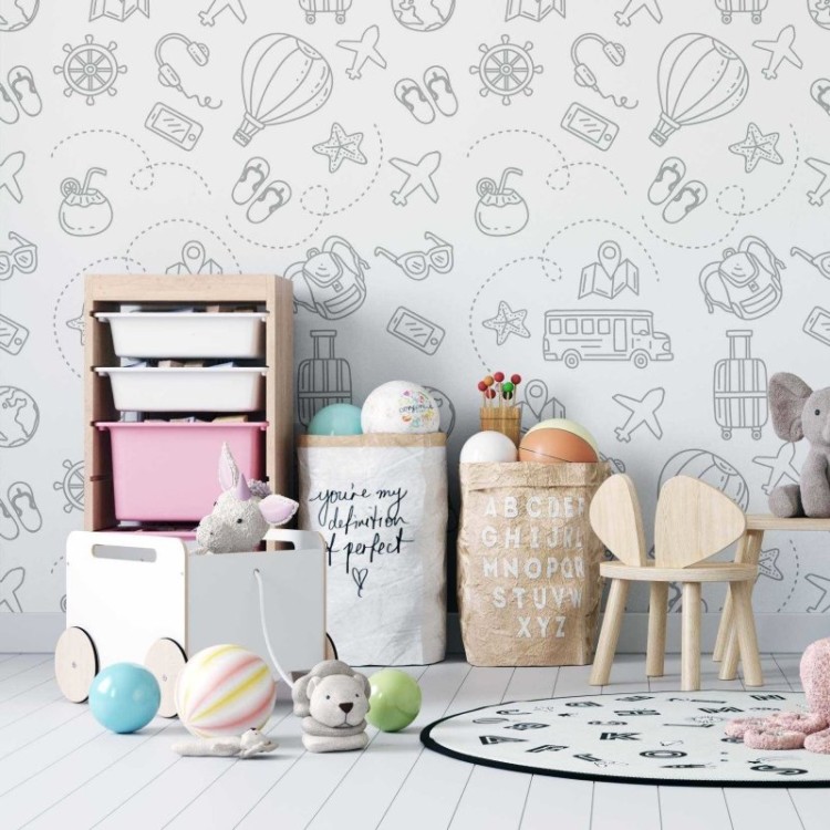 papel de parede infantil temático