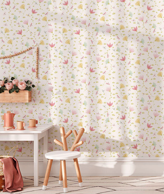 papel de parede infantil lavável