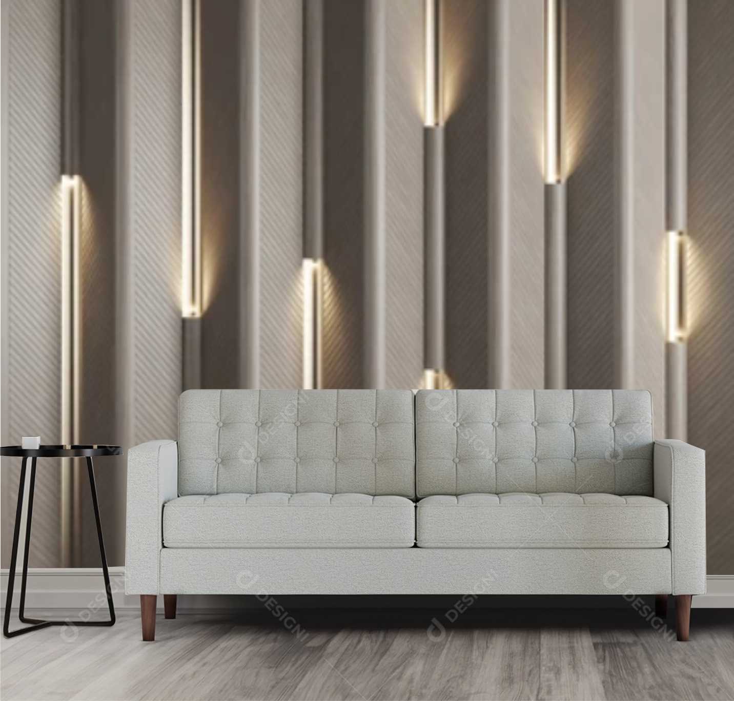 papel de parede sala boho
