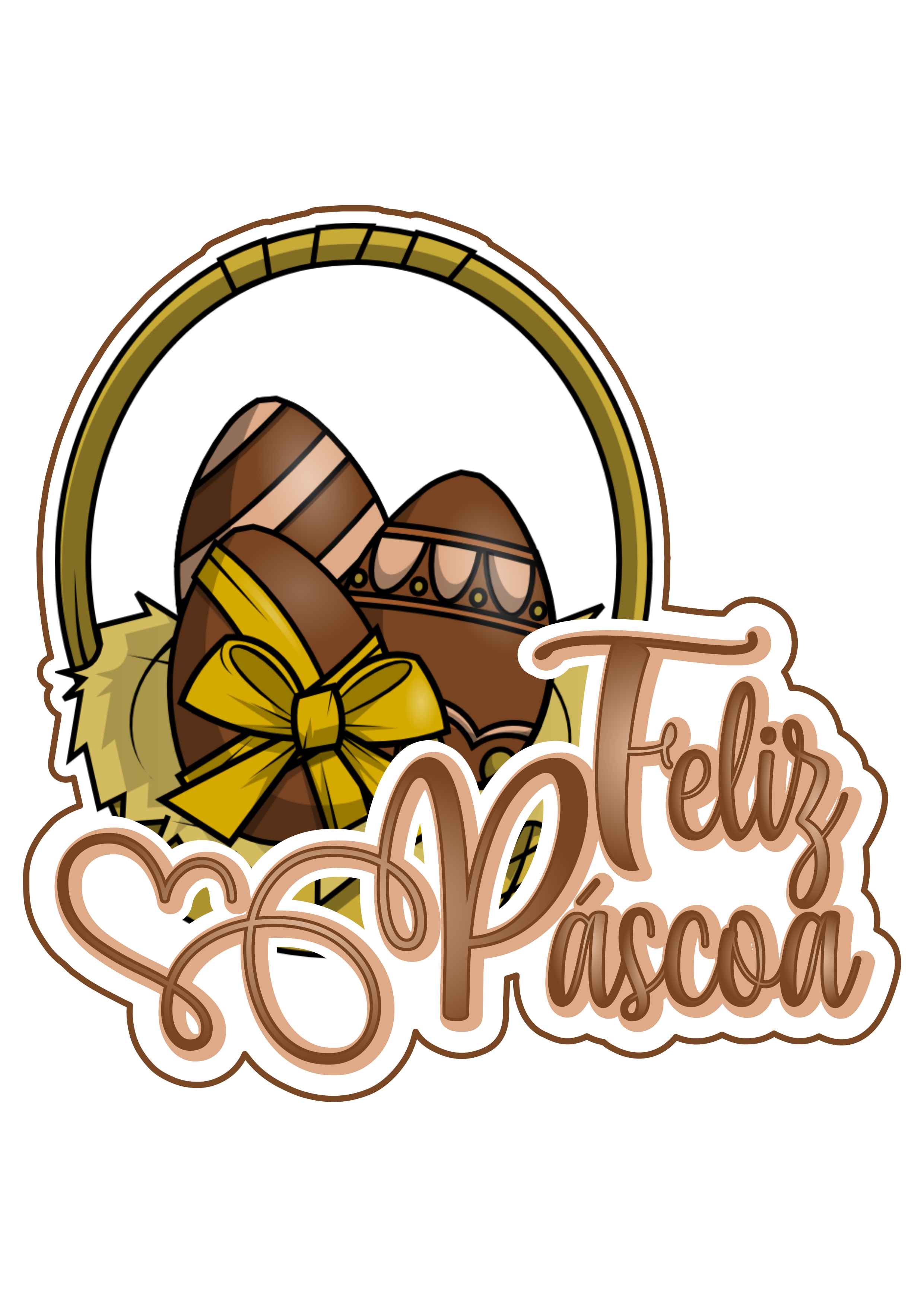 Ideias criativas com imagens PNG de Páscoa para redes sociais