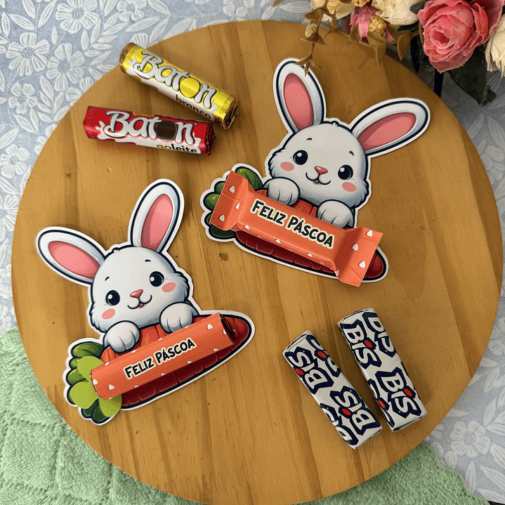 Ideias criativas com imagens PNG de Páscoa para redes sociais