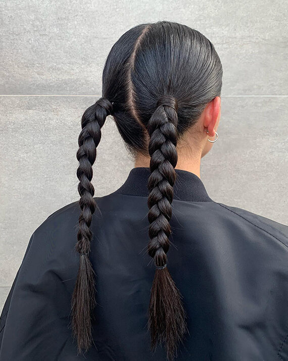 passo a passo nagô com rabo de cavalo abacaxi