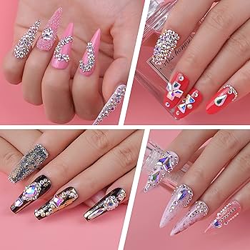 Inspirações de Unhas Decoradas com Pedras: Do Clássico ao Ousado