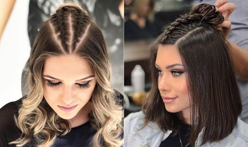 penteado cabelo curto