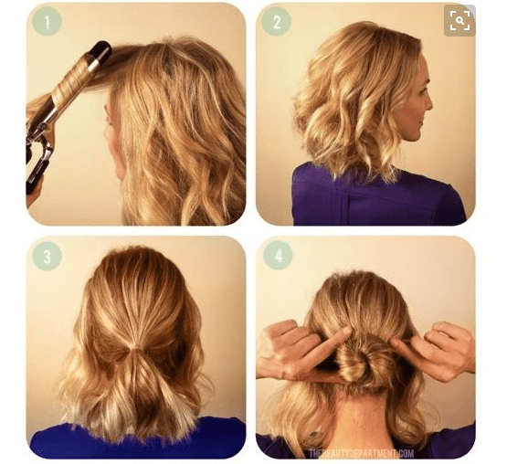 penteado rápido para cabelo curto para entrevista de emprego