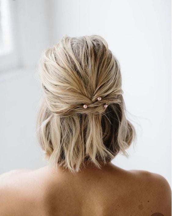 penteado cabelo curto