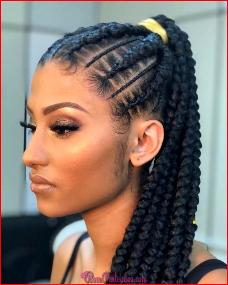 penteado com fibra solta