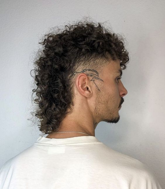penteado para cabelo cacheado masculino