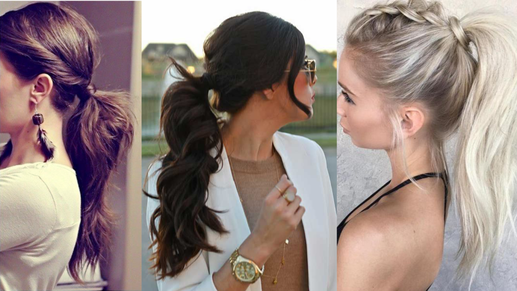 Penteado semi preso minimalista (duas mechas presas)