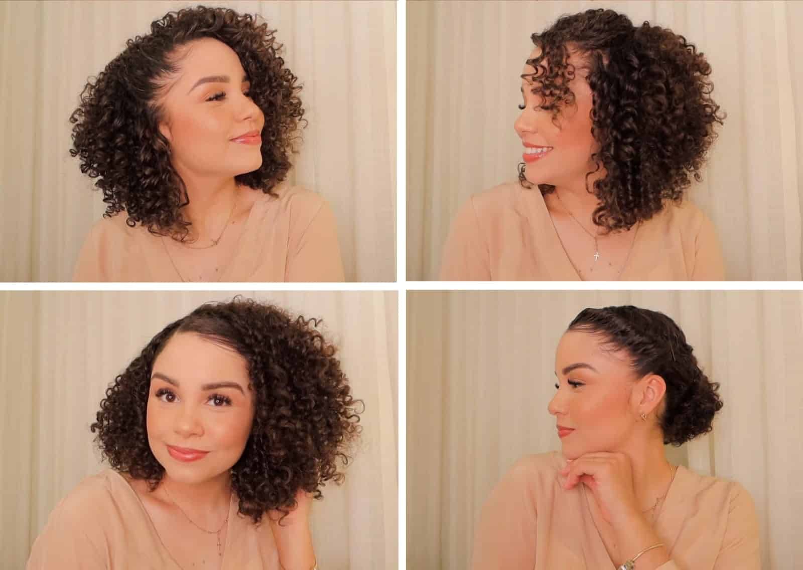 10 penteados faceis cabelo cacheado curto