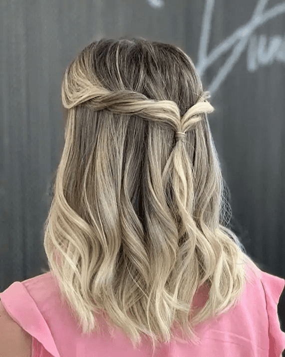 penteado cabelo curto versus longo formatura