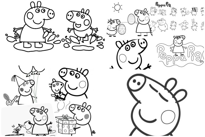 melhores desenhos peppa pig para colorir online