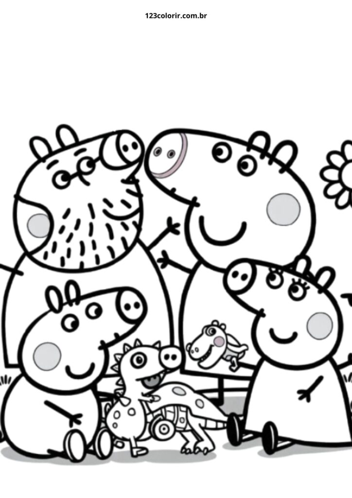 melhores desenhos peppa pig para colorir online