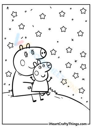 peppa pig para colorir