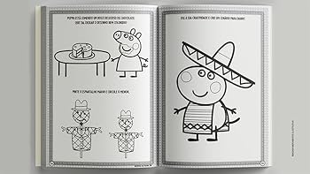 desenhos peppa pig vs patrulha canina para colorir