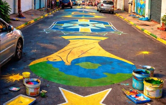 como pintar um quadro abstrato inspirador