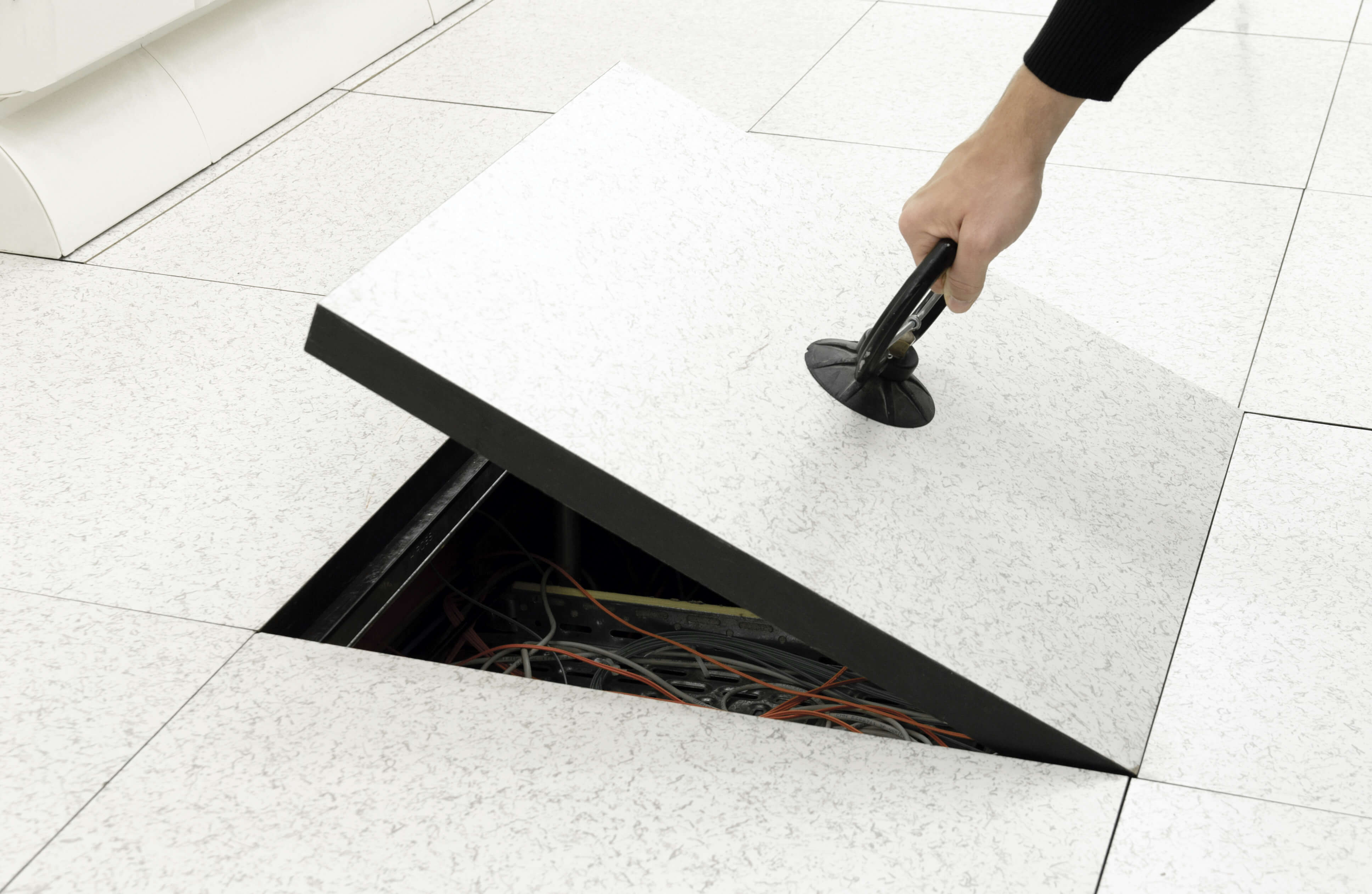 piso elevado para escritorio