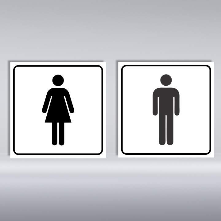 placa de banheiro feminino para imprimir e colorir