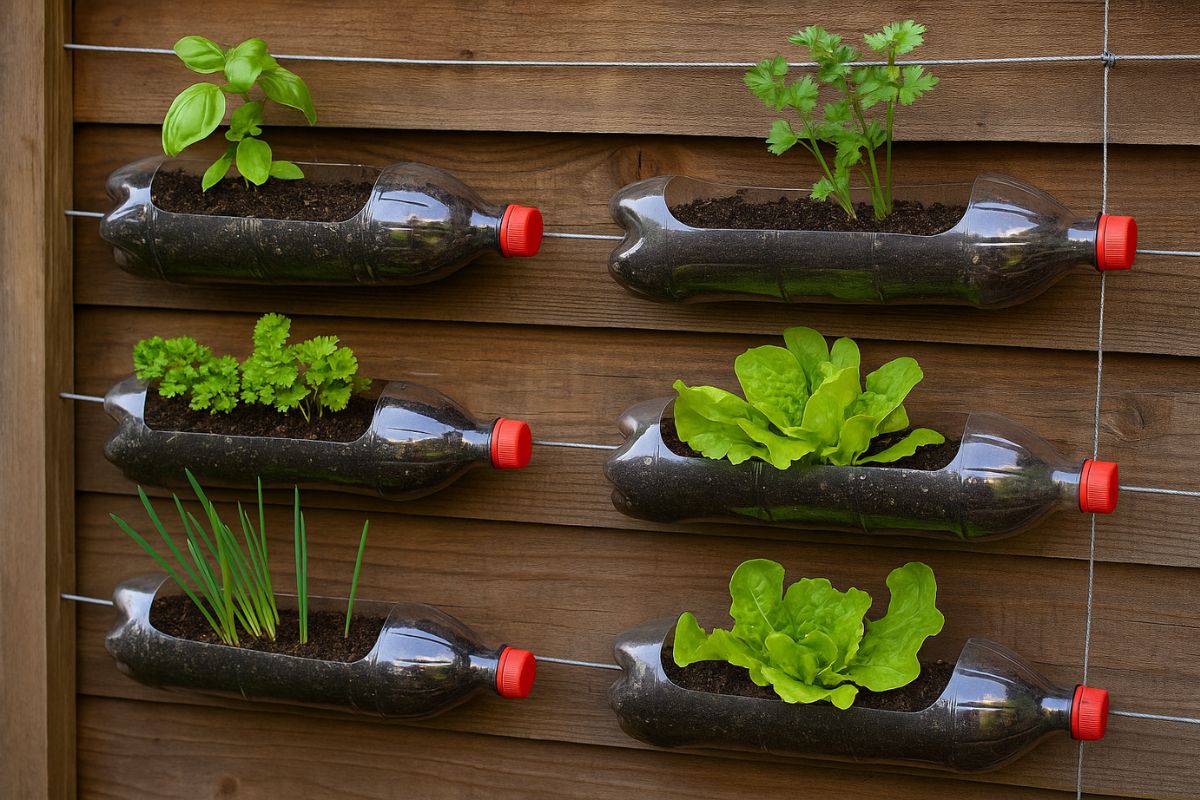 As Melhores Plantas para Cultivar em Garrafas PET no Apartamento