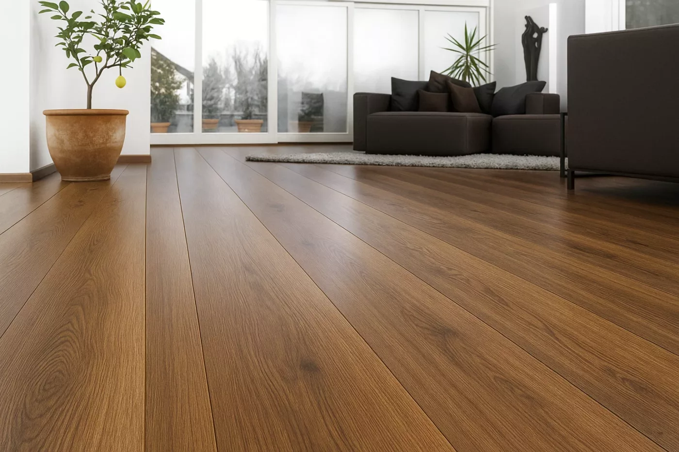 porcelanato amadeirado para sala