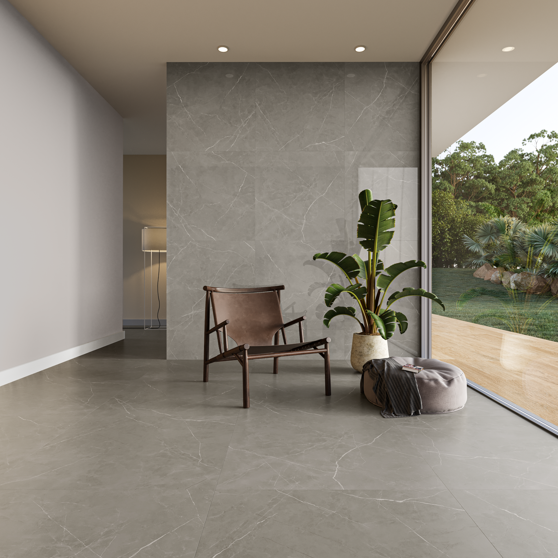 Porcelanato cinza 60x60