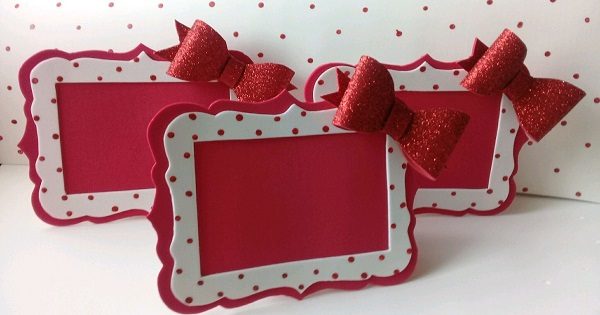 Inspirações de Porta-Retratos de EVA para Festas Infantis: Temas e Modelos