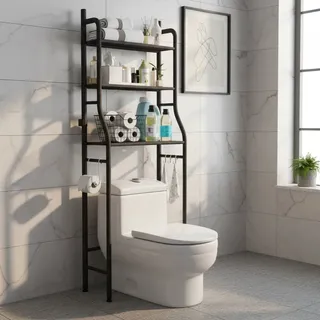 prateleira acima do vaso sanitario