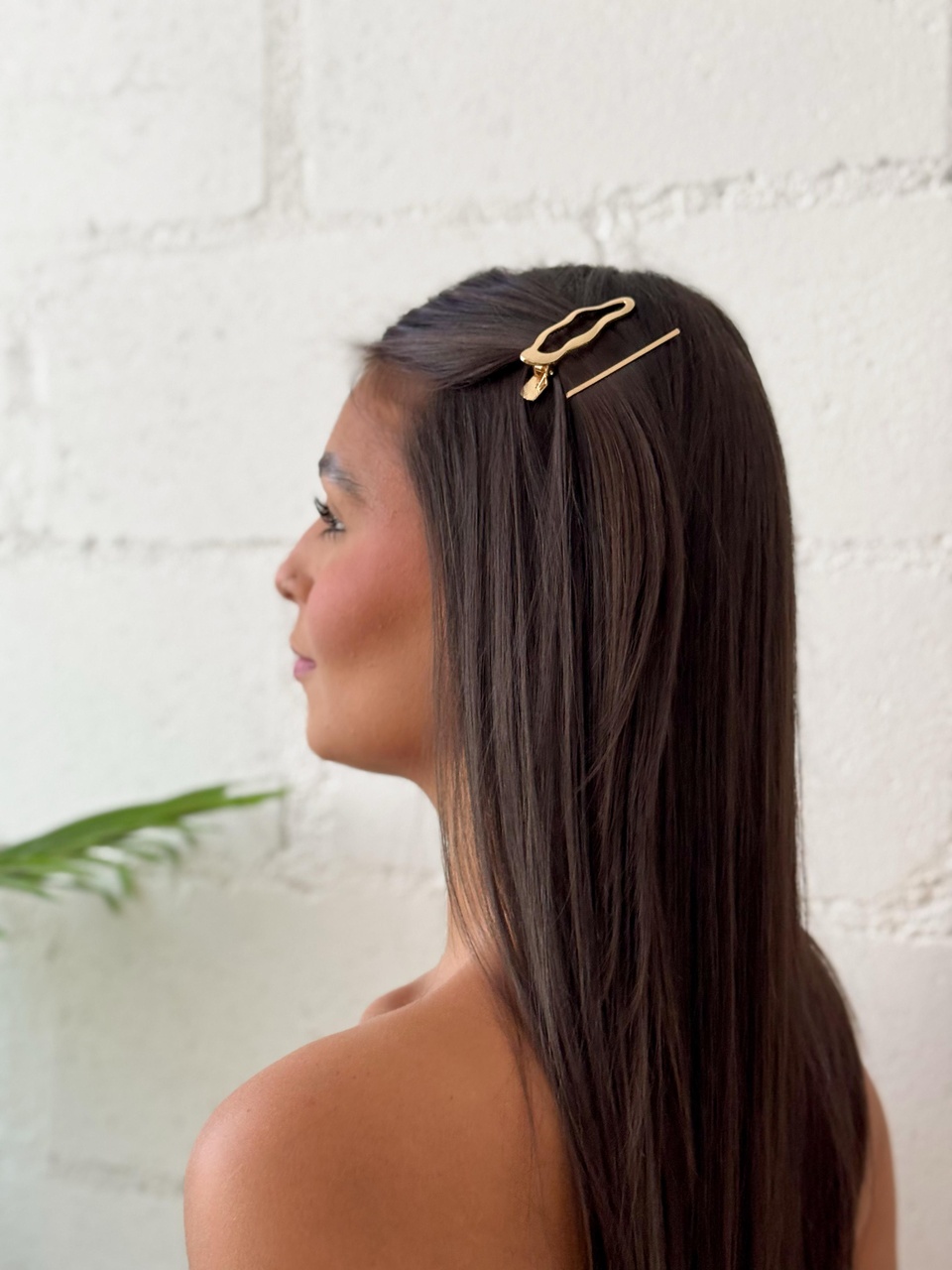presilha de cabelo preta