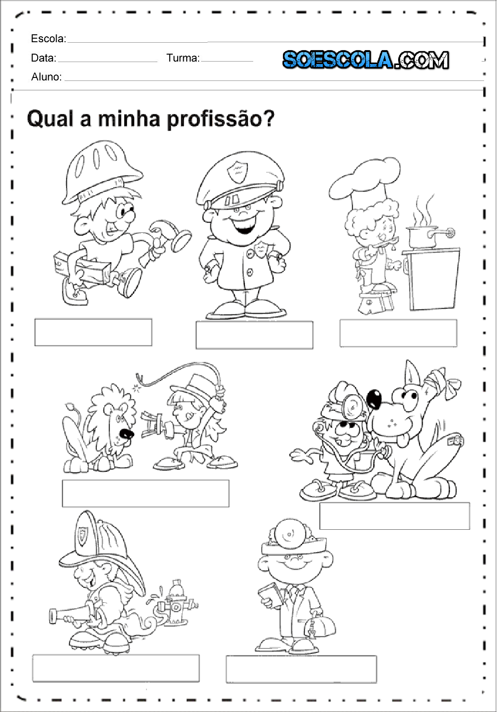 lista completa de profissões com a letra i