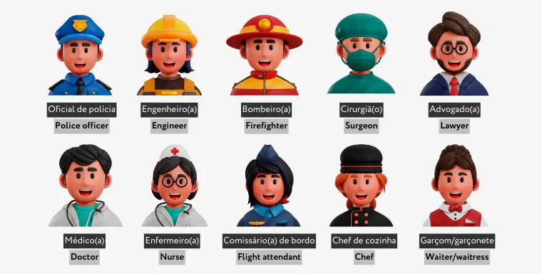 lista de profissões com a letra k