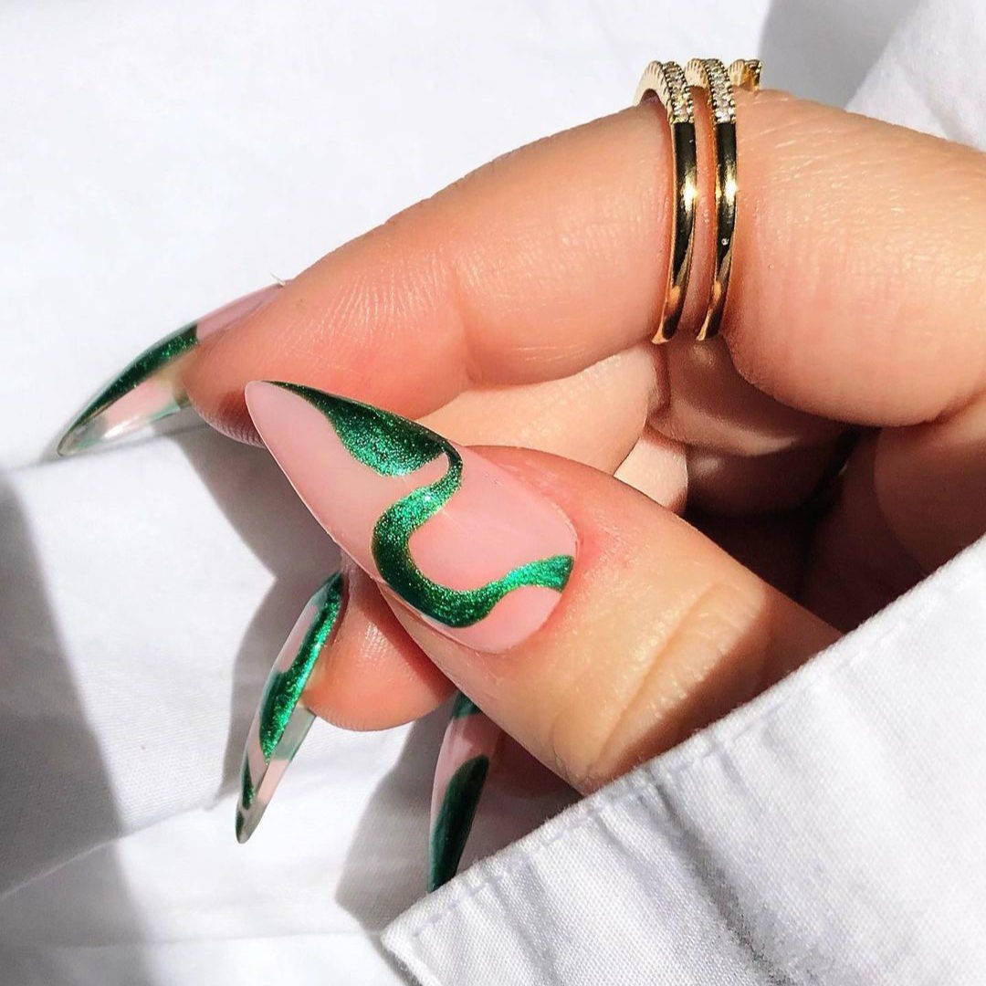 ideias de alongamento de unhas para noivas